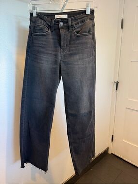 Flynn Skye Women’s Washed Black Relaxed Straight Jeans